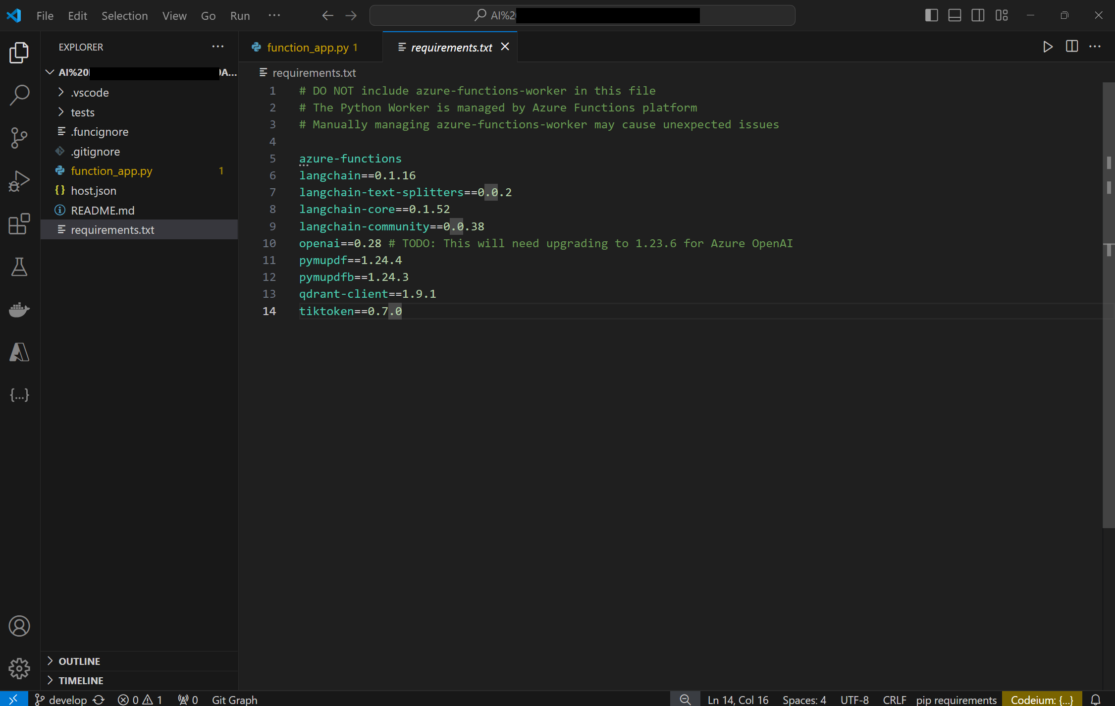 Azure function app in Azure
