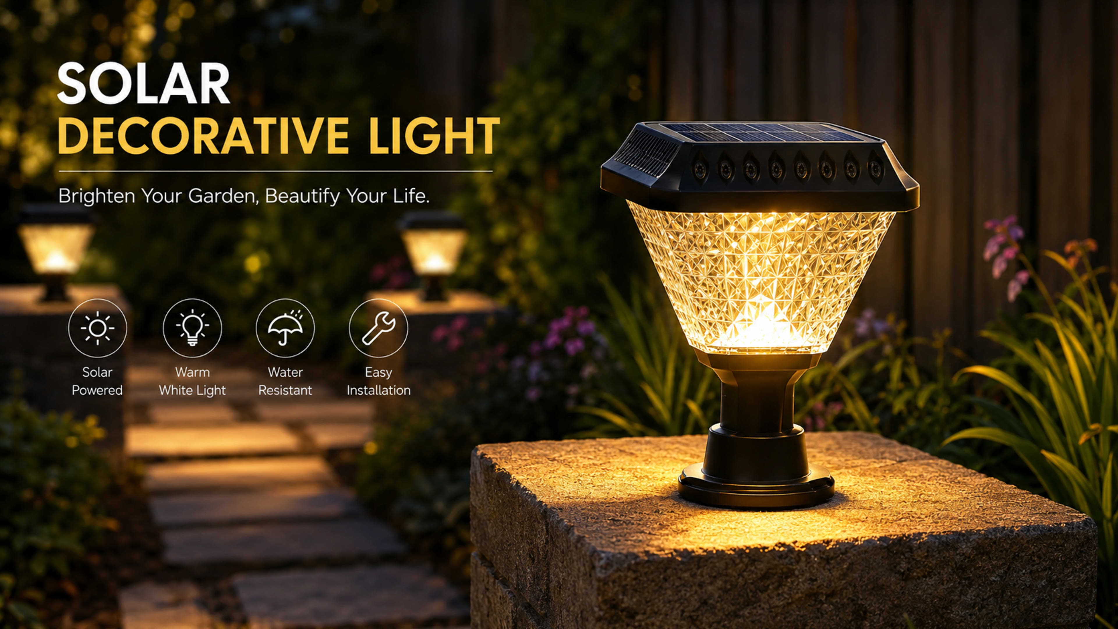 Solar decorative light products