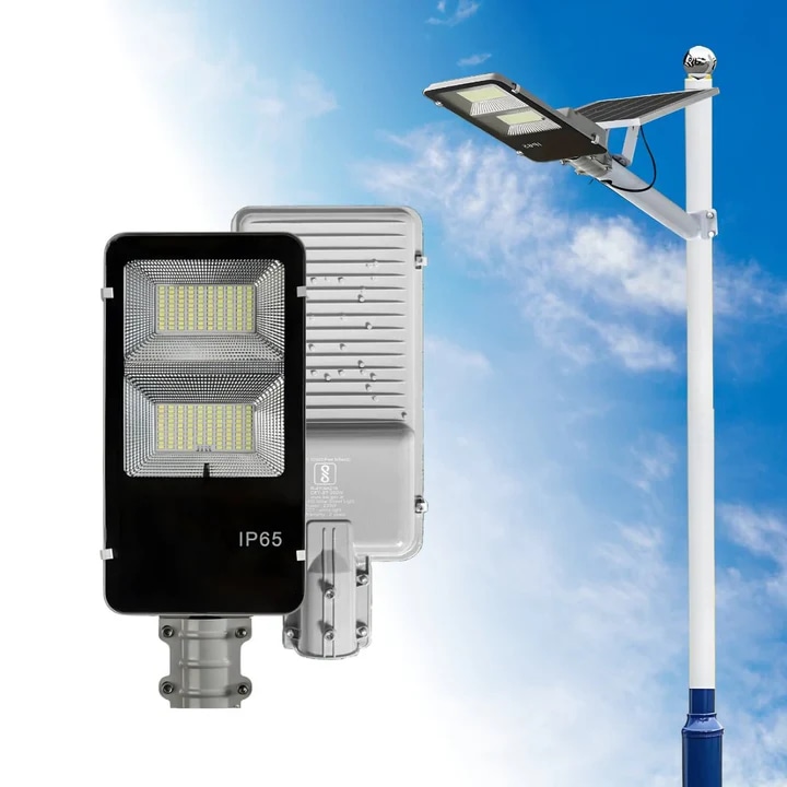 CM Solar 100W Semi integrated solar light with solar panel, Remote & Arm (2 Window) - product image 5