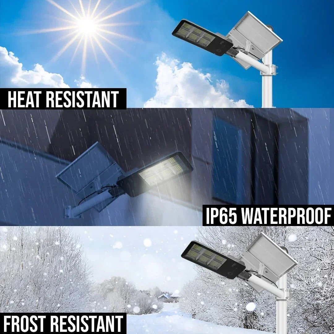 CM Solar 300W Semi Integrated Solar light with solar panel, Remote & Arm ( 6 Windos) - product image 2