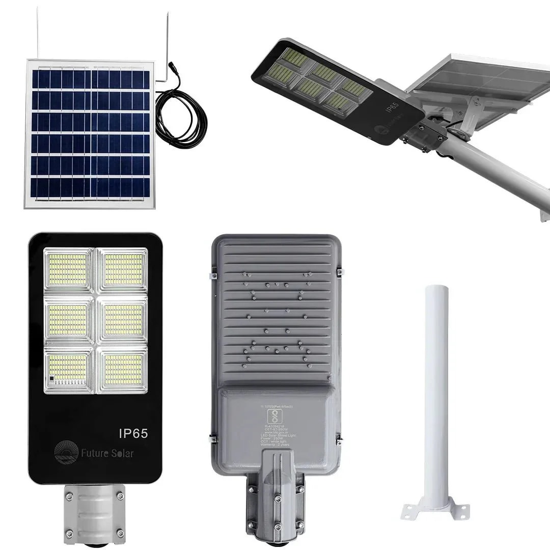 CM Solar 300W Semi Integrated Solar light with solar panel, Remote & Arm ( 6 Windos) - product image 1