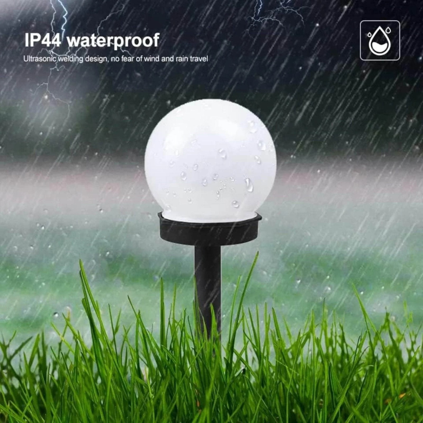 CM Solar Solar Garden Light Bulb Round - product image 2