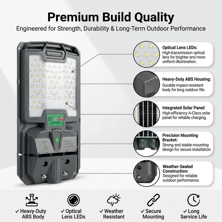 CM Solar 120w Solar All In One Street Lamp(YL) - product image 6