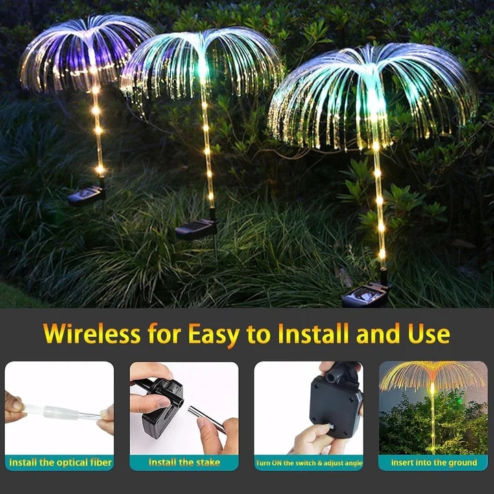 CM Solar Solar Garden Light Fiber Optic Jelly - product image 6