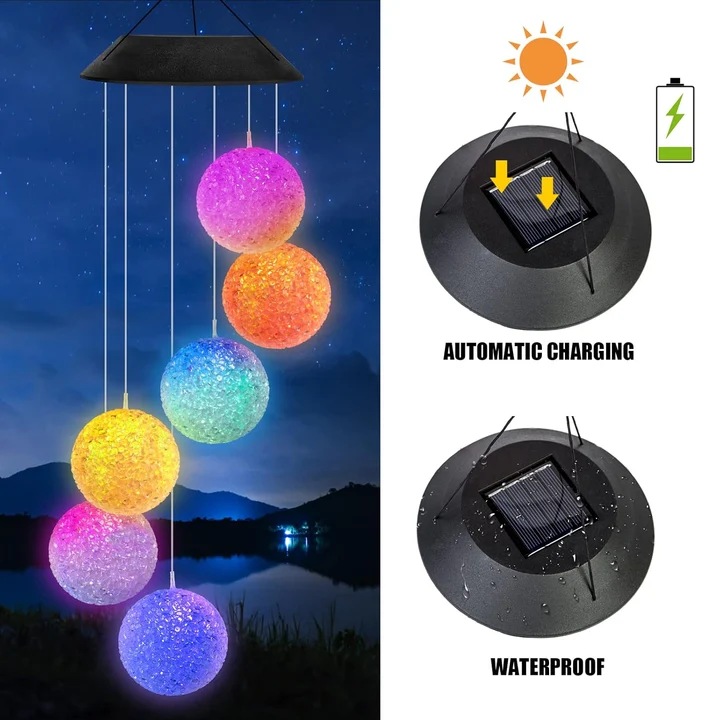 CM Solar Solar Wind Chime Light - product image 4