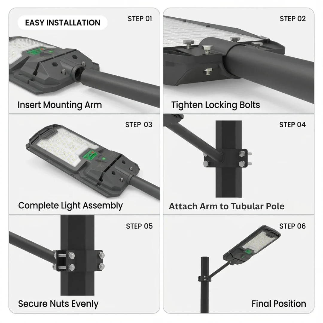 CM Solar 120w Solar All In One Street Lamp(YL) - product image 4