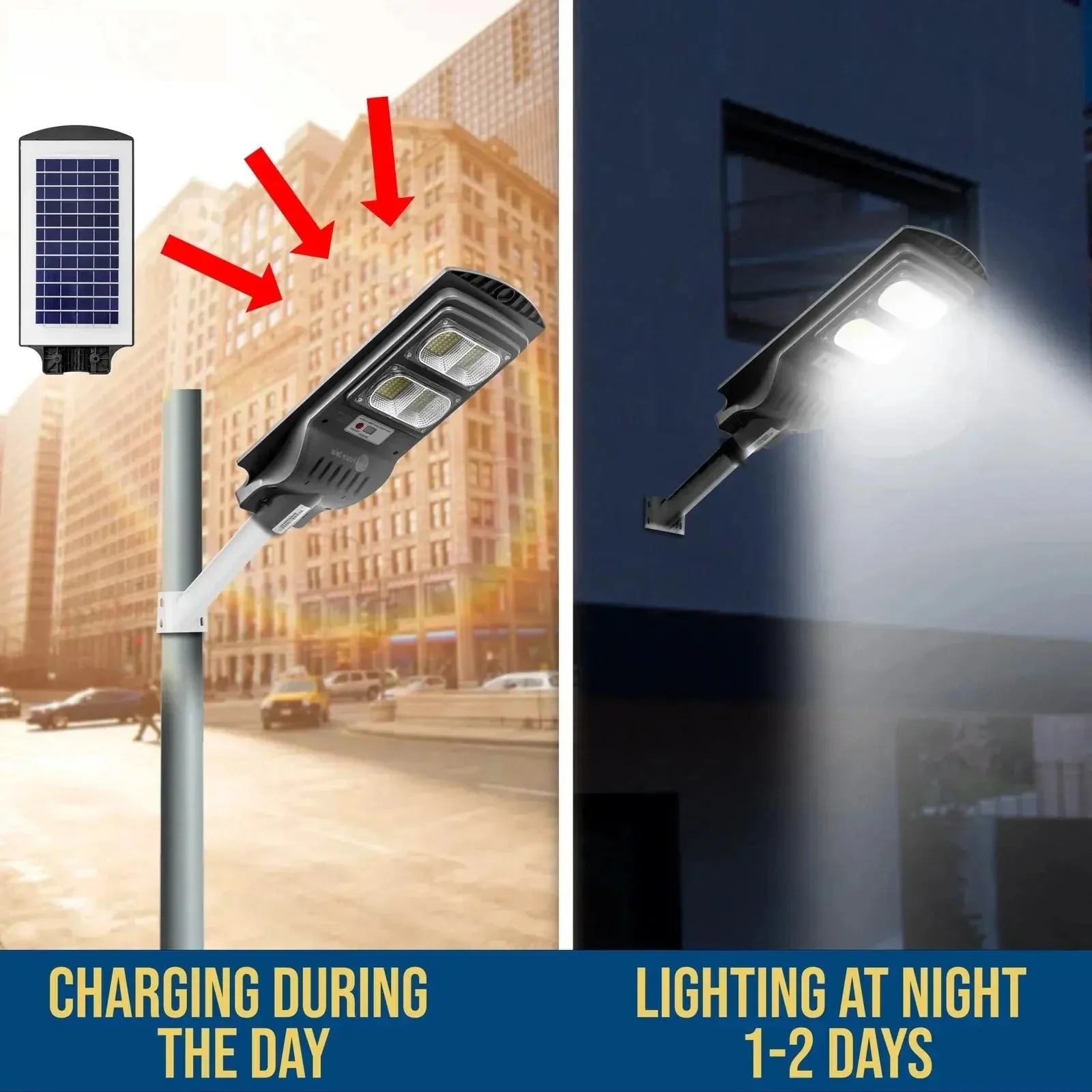 CM Solar 100 WATT INTEGRATED SOLAR STREET LIGHT - product image 4