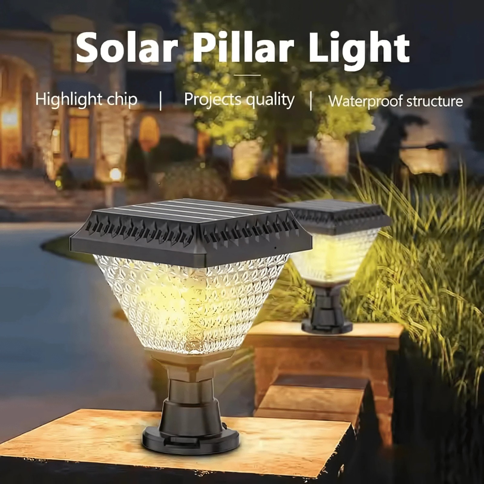 CM Solar SOLAR PILLAR GATE LIGHT 30W - product image 3