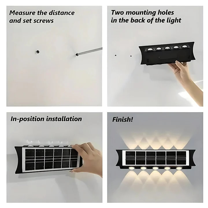CM Solar SOLAR WALL LIGHT UP-DOWN 5 LENS - product image 2