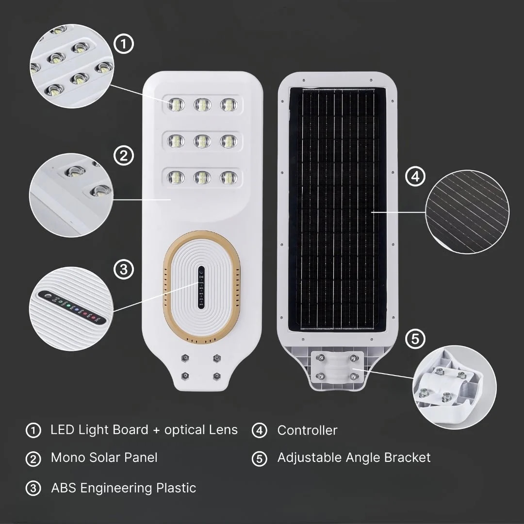 CM Solar 200W all in one Solar street Lamp white - product image 2