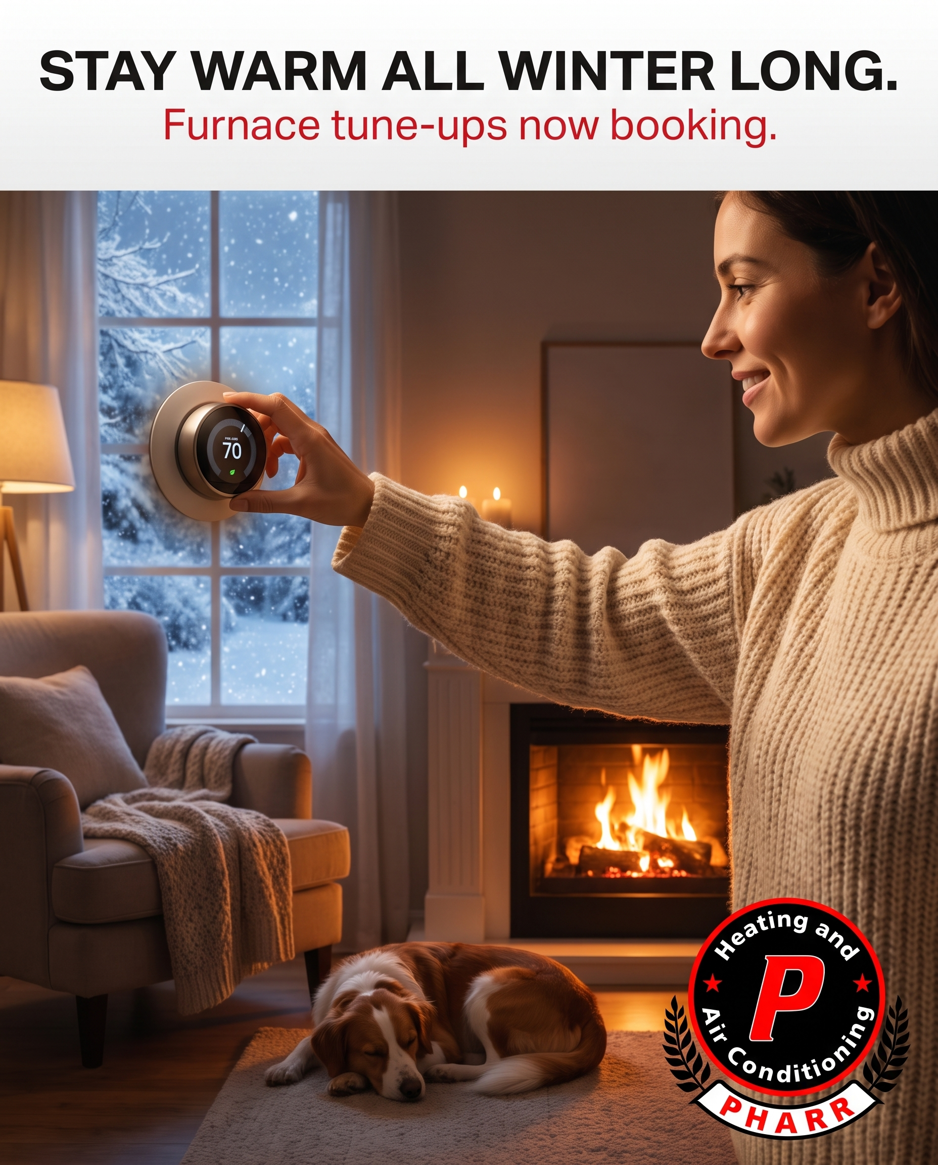 Branded social content for an HVAC contractor produced by Blue Collar Craft House