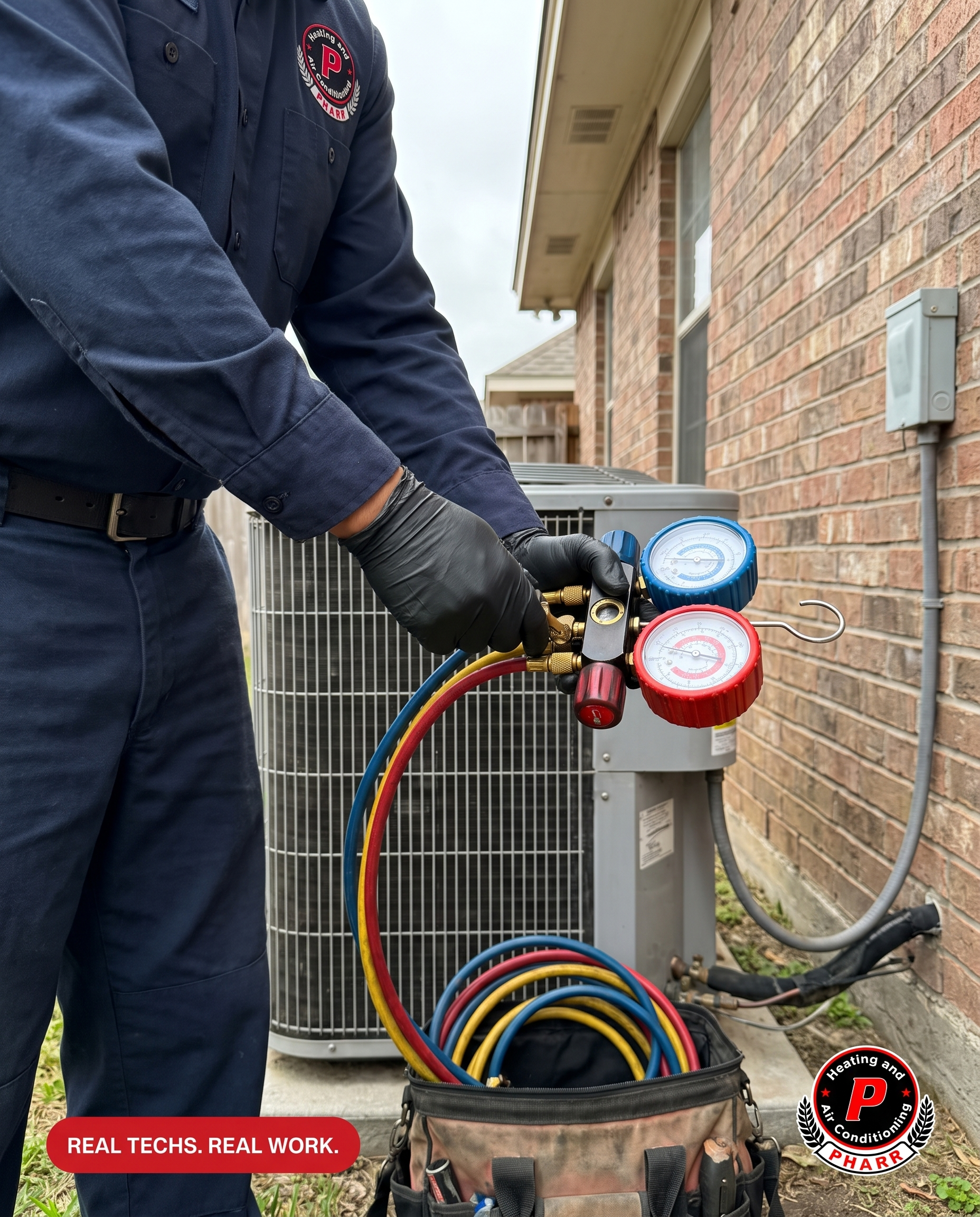 Branded social content for an HVAC contractor produced by Blue Collar Craft House