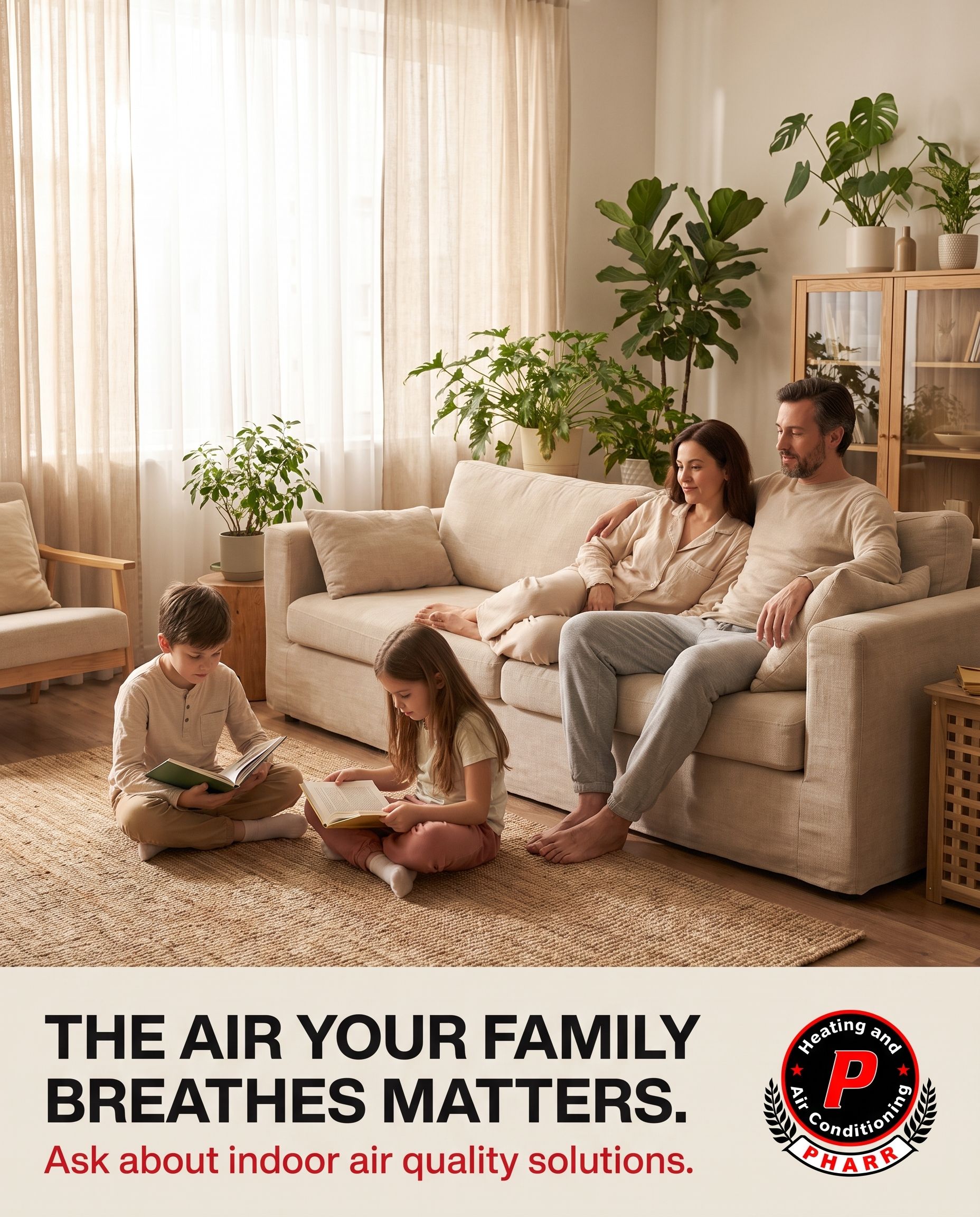 Branded social content for an HVAC contractor produced by Blue Collar Craft House