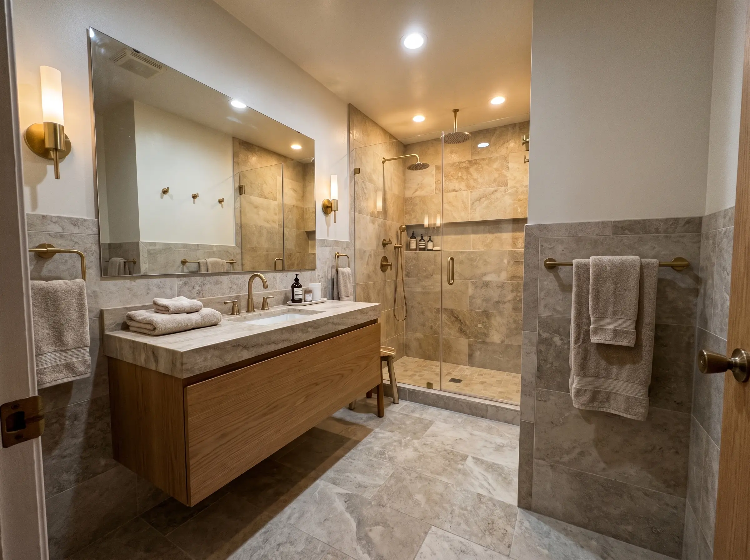 Bathroom after remodel