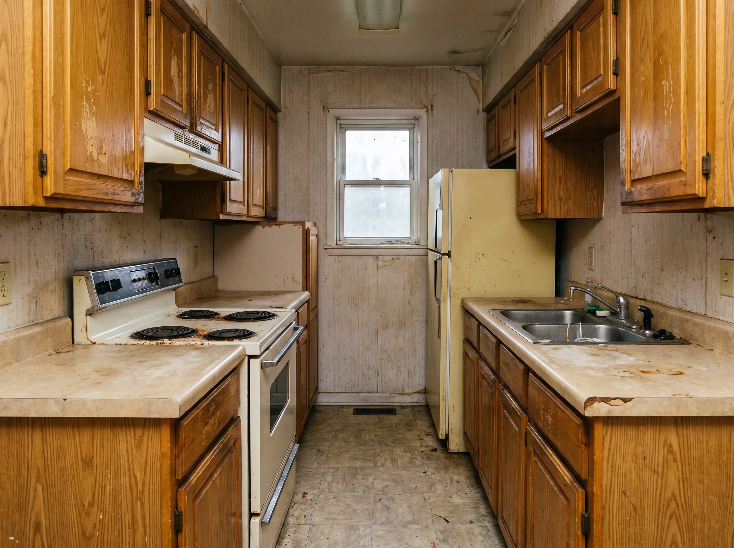 Kitchen before remodel