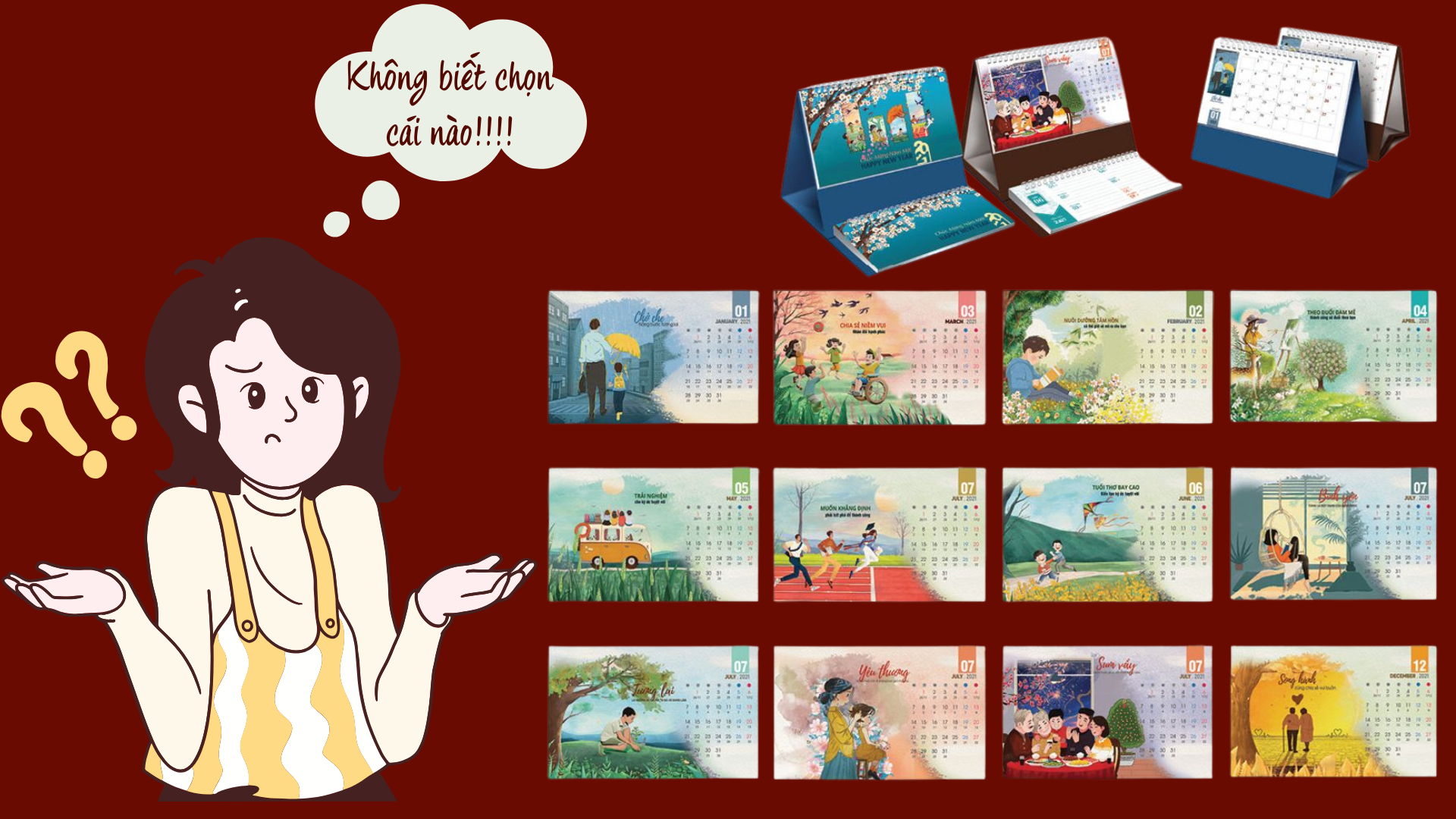 Gợi ý chọn đúng dòng lịch cá nhân hóa theo từng nhu cầu