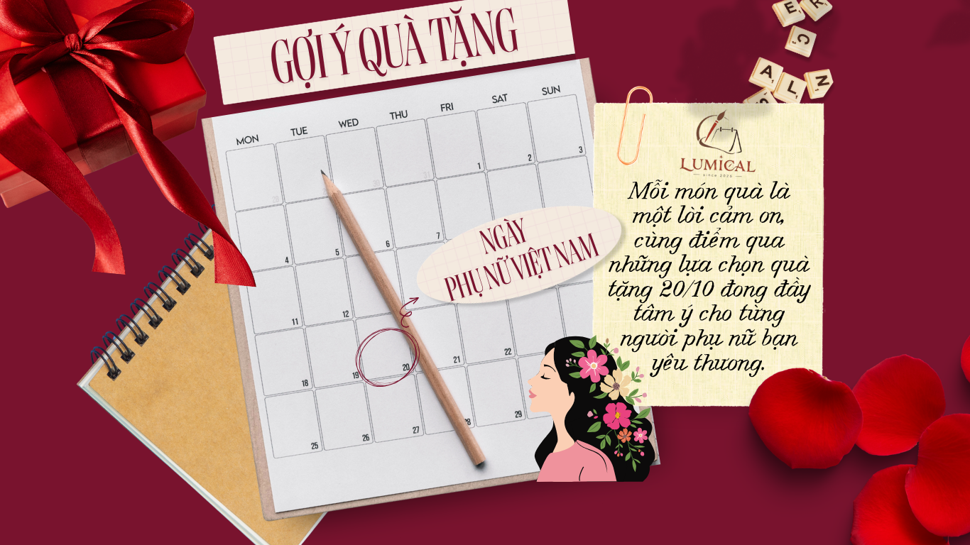 Quà tặng 20/10 ý nghĩa: 10 ý tưởng lưu giữ thương yêu và thanh âm người phụ nữ