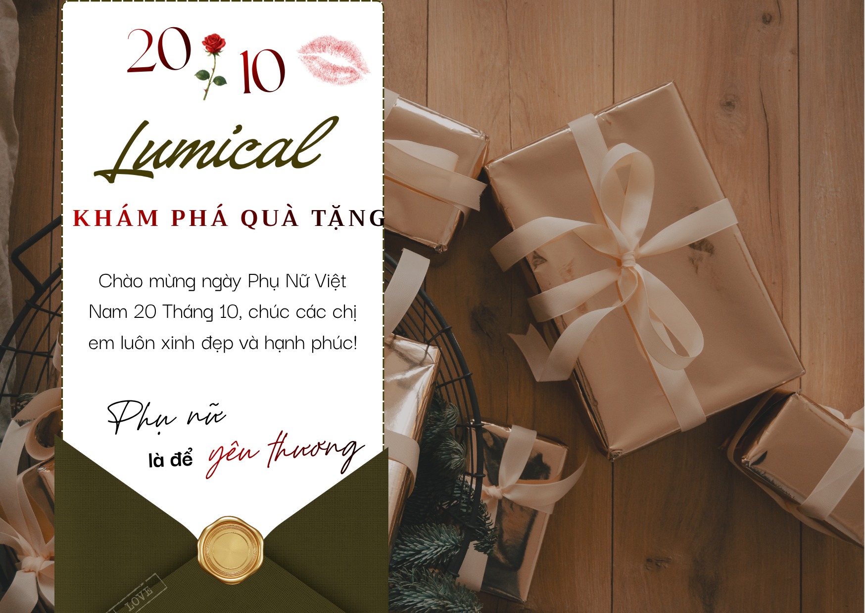 Mẩu giấy note thư tay và ảnh kỷ niệm làm ý tưởng quà tặng cá nhân hóa 20/10