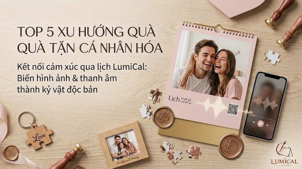 Top 5 xu hướng quà tặng cá nhân hóa: Khi món quà cất giấu một mảnh ghép tâm hồn