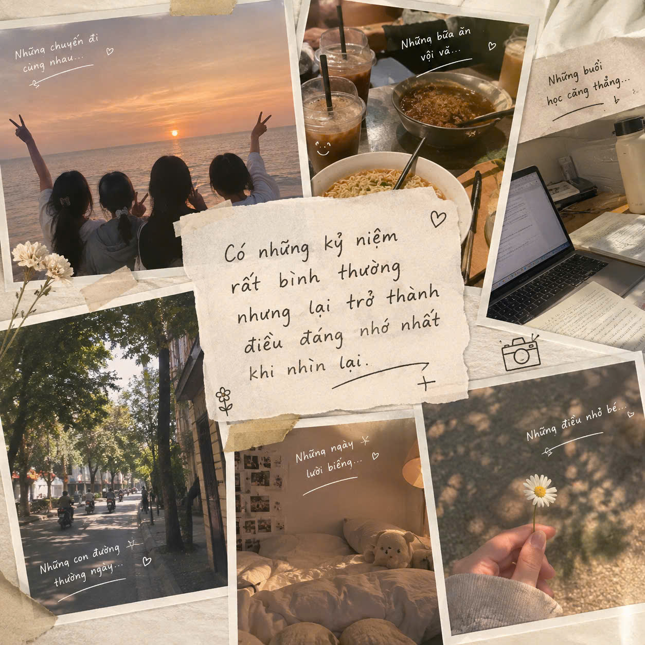 Có những kỷ niệm rất bình thường nhưng lại trở thành điều đáng nhớ nhất khi nhìn lại.
