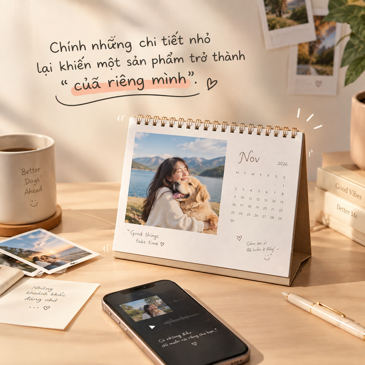 Chính những chi tiết nhỏ lại khiến một sản phẩm trở thành “của riêng mình”.