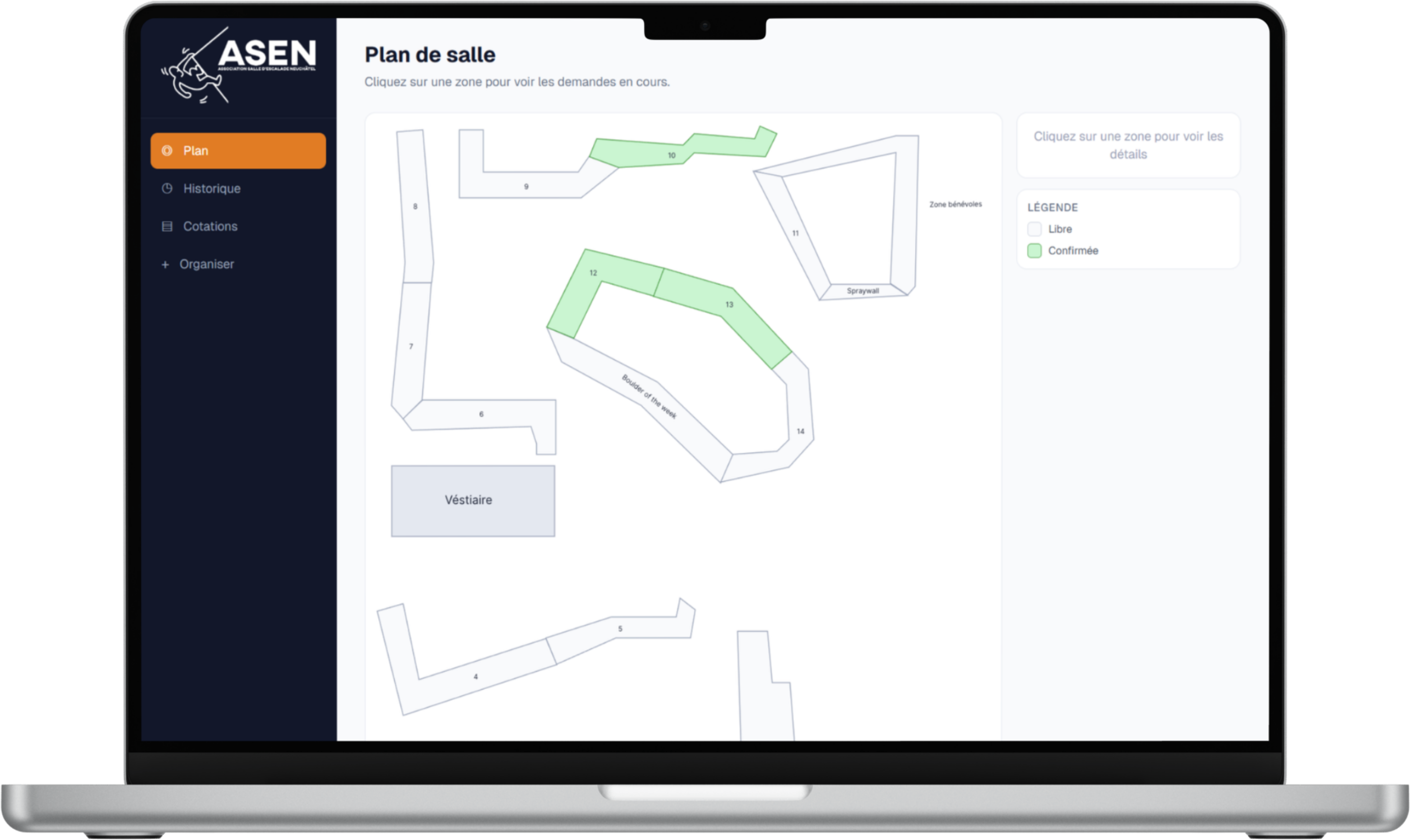 Asen - Portail gestion des ouvertures