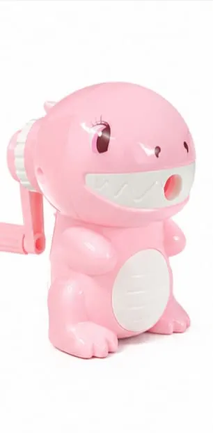 Cute Dinosaur Manual Pencil Sharpener - Portable Cartoon Pencil Sharpener for Kids - Pink - cute dinosaur-shaped manual pencil sharpener suitable for school, home, or office use. Here is a professional Jumia product listing:
