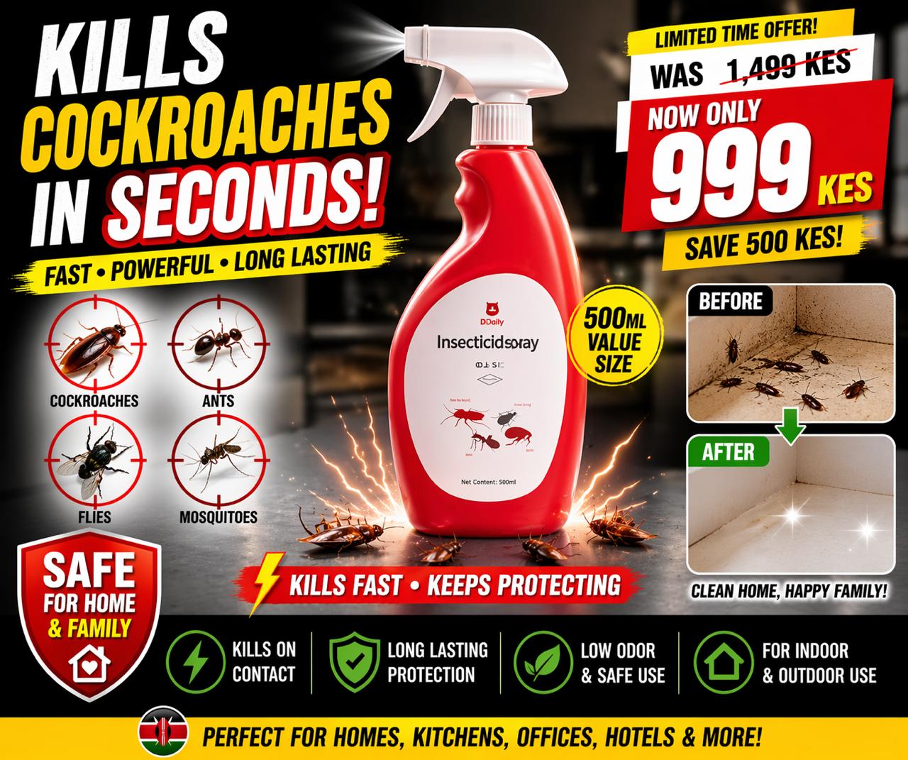 Insecticidal Spray 500ml 6