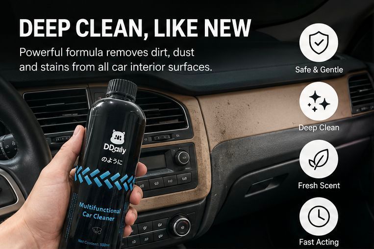 Multifunctional Car Interior & Leather Cleaner 2