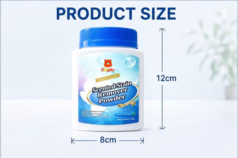 DDaily Scented Stain Remover Powder - Deep Cleaning Laundry Whitener - 500g 2