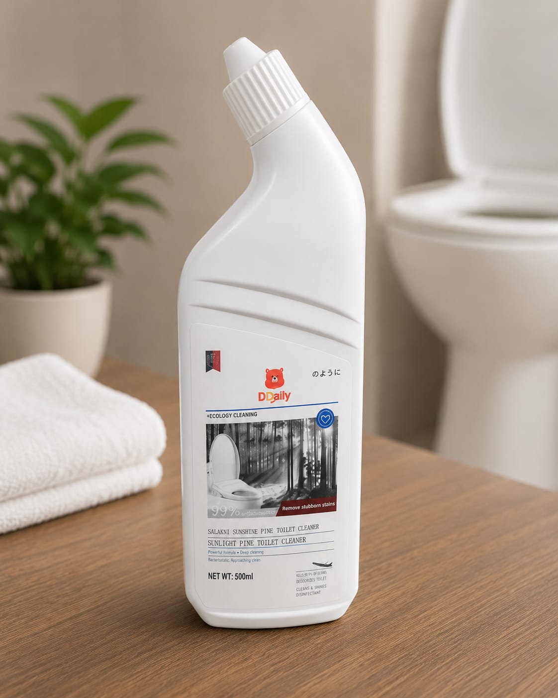 Sunlight Pine Toilet Cleaner 500ml – Powerful Stain Removal & Disinfectant Toilet Bowl Cleaner 1