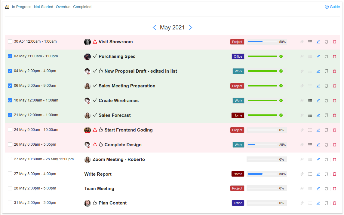 Online Task Management Planner