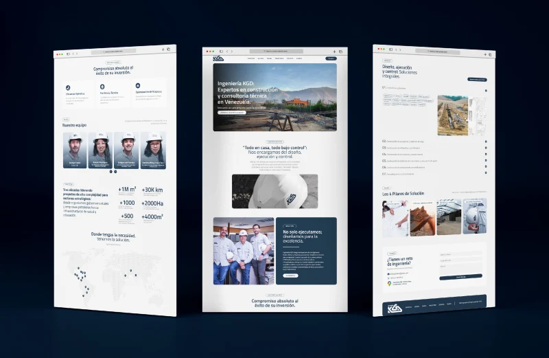 Ingeniería KGD — diseño web por Branbean Studio - vista 3