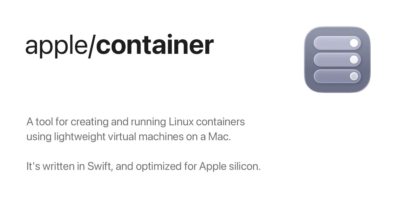 Container от Apple: запускаем Linux-контейнеры как VM прямо на Mac