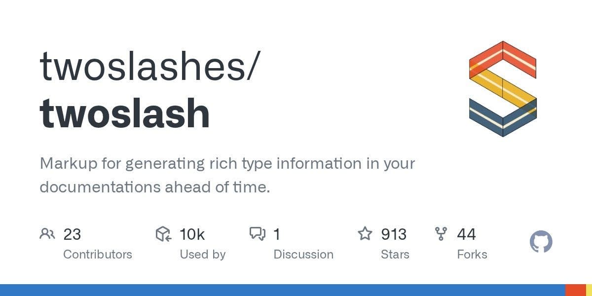 Twoslash: разметка для TypeScript-примеров с проверкой компилятором
