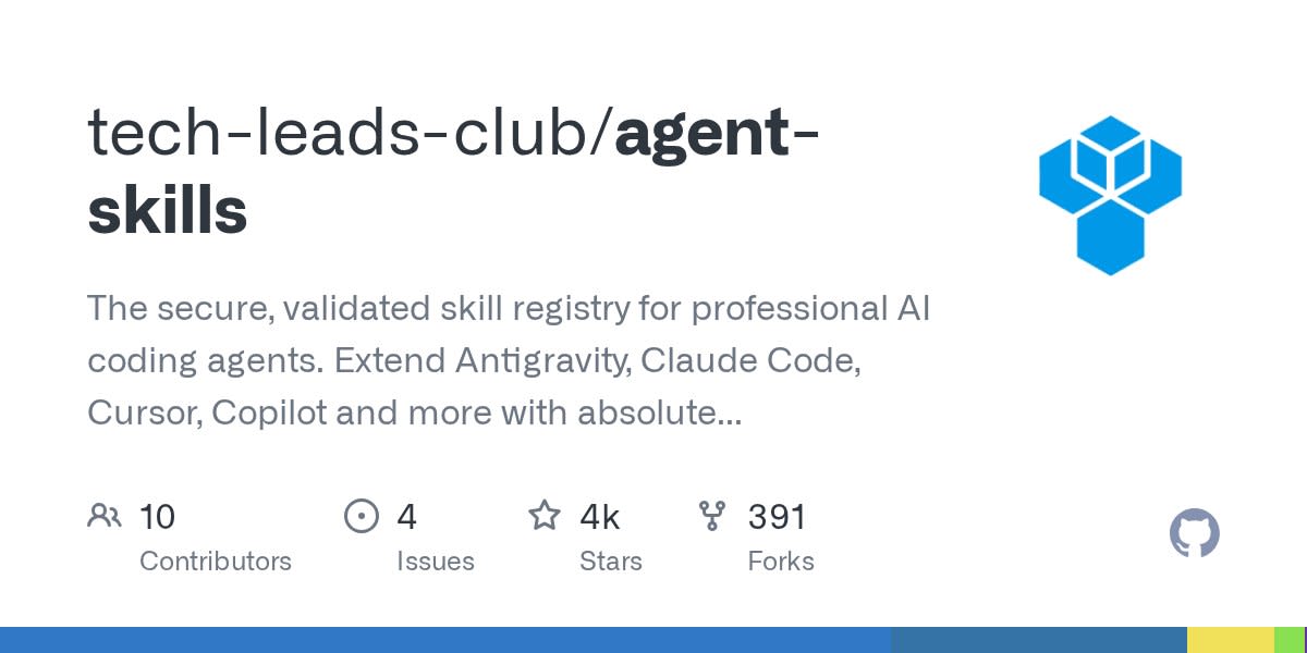 Agent Skills — реестр навыков для AI-агентов с прицелом на безопасность