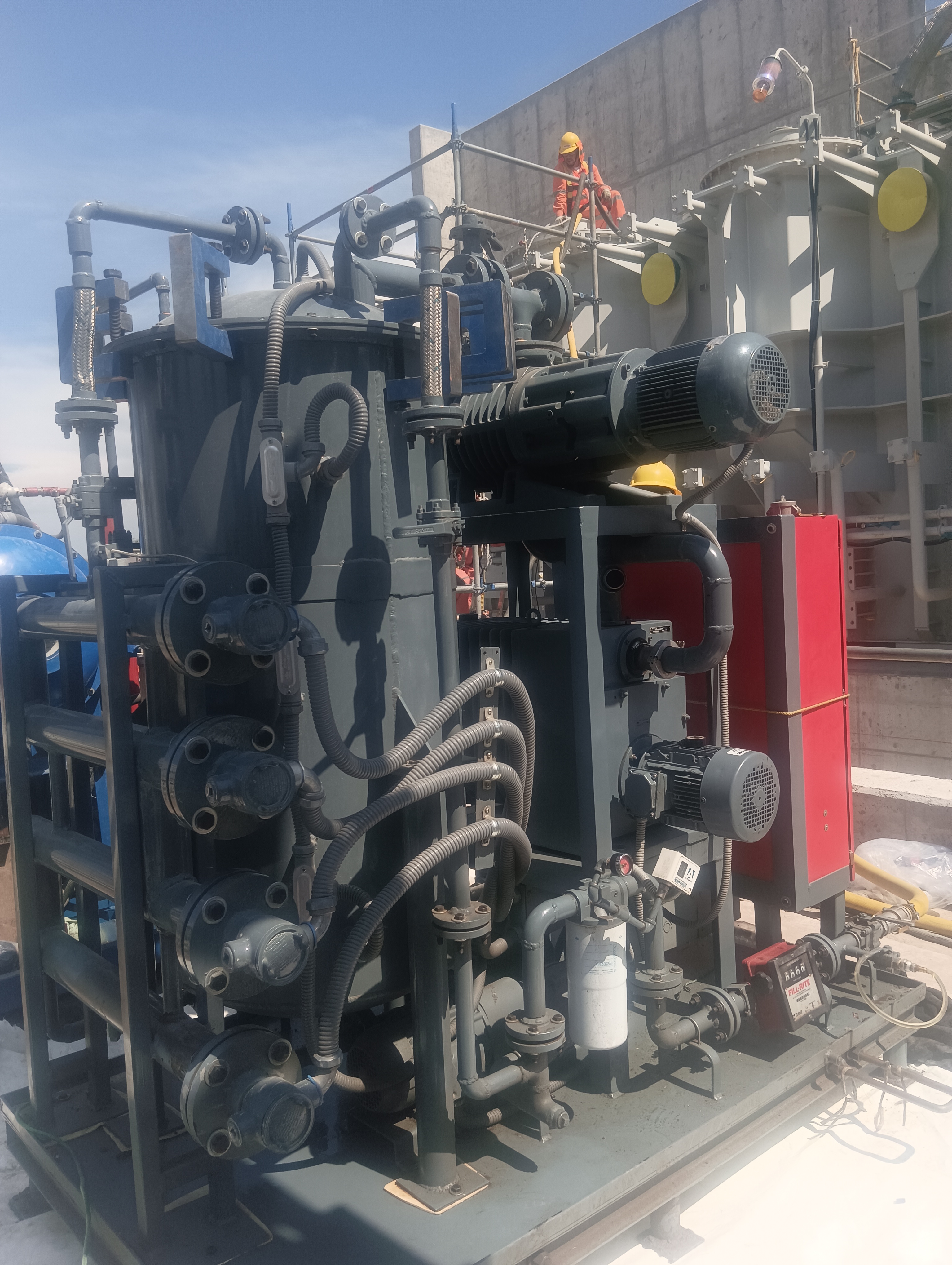 Equipo en instalacion