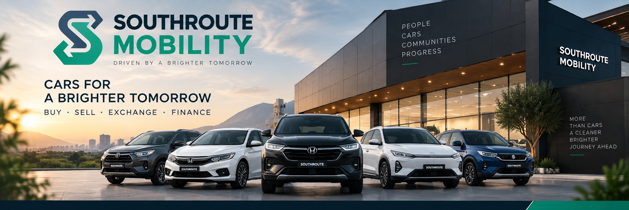 South Route Mobility storefront banner