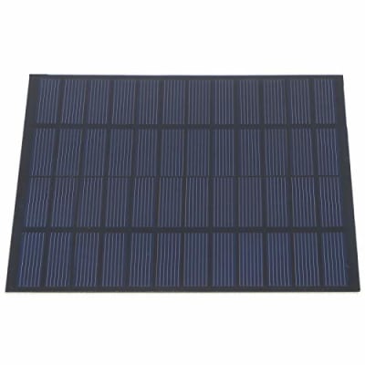 Portable Solar Panel, 3W 12V Polykristalline Silizium -Solarpanel Mini Solarmodule USB Solar Panel Tragbare Solarmodule für Camping -Wanderreisen Im Freien