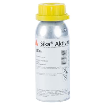 Sika – Haftreiniger auf Lösemittelbasis – Sika Aktivator-205 Transparent – für nicht poröse Untergründe – zur Reinigung von Klebeflächen – 250 ml