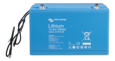 Victron Energy LiFePO4 Batterie 12,8V 100Ah Smart - Lithium-Eisenphosphat-Akku mit Bluetooth