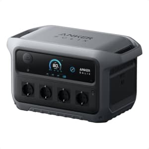 Anker SOLIX C2000 Gen 2 Tragbare Powerstation, 2400W (Spitzenleistung 4000W) Solargenerator, In 58 Min voll geladen, 2048Wh LiFePO4-Akku, Für Camping und Stromausfälle (optional mit Solarpanel)