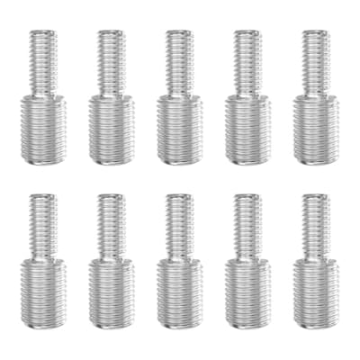 Doppel-Gewindebolzen M6 x 15 auf M10 x 15 mm, Edelstahl, 10 Stück