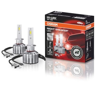 Osram NIGHT BREAKER H1-LED; bis zu 40% weniger Blendung; erste strassenzugelassene H1 LED-Nachrüstlampe