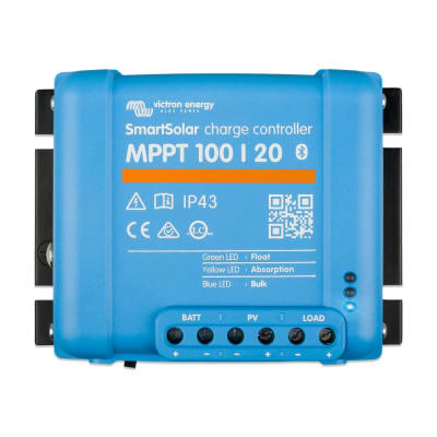 Victron Energy SmartSolar MPPT Laderegler - Laderegler (Bluetooth) - Solar Laderegler - 100V 20 Amp 48-Volt