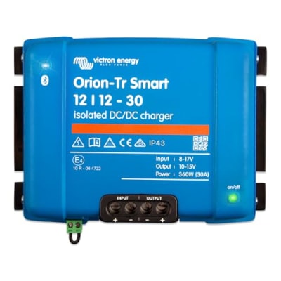 Victron Energy Orion-Tr Smart DC-DC Ladebooster (Bluetooth) - 12/12V, 30 Amp, 360-Watt - Batterie Ladegerät für Doppelbatteriesysteme - Isoliert
