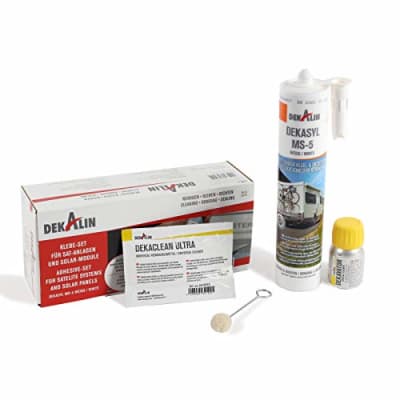 Dekalin Dekaseal MS-5 Klebe Set | Primer | Reinigungstuch | ideal für Solar | Grundpreis: 155,14€/LTR