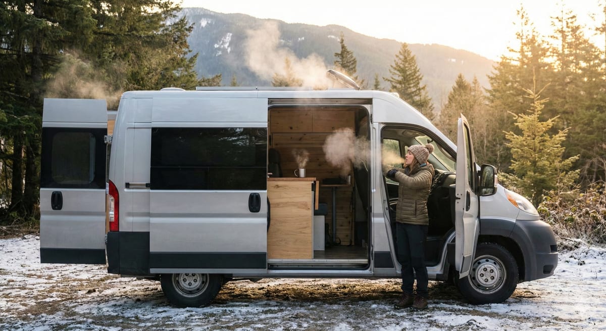 Stoßlüften im Camper - frische Luft gegen Feuchtigkeit