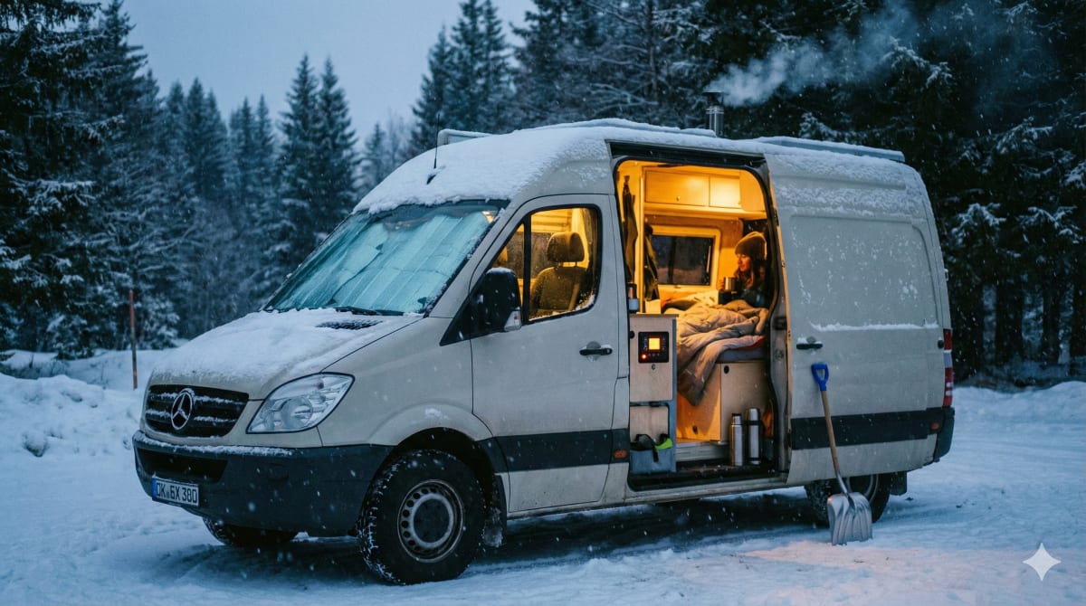 Wintercamping im Van: Der ultimative Guide & Ausrüstungs-Checkliste