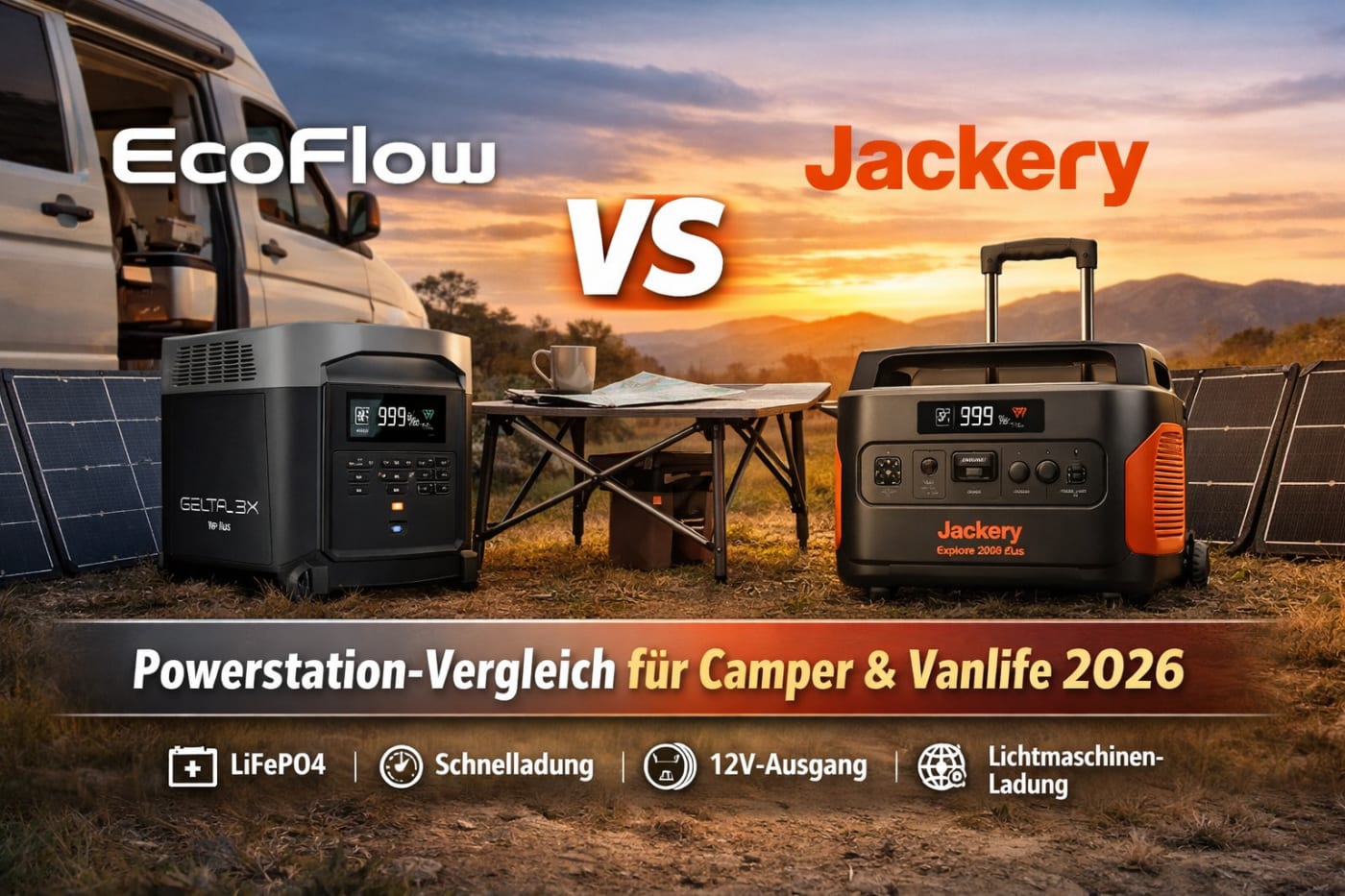 EcoFlow vs. Jackery: Powerstation für Camper im Test 2026